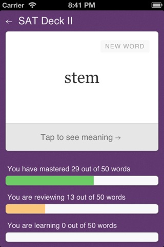 SAT Flashcards: Prep & Vocab screenshot 4