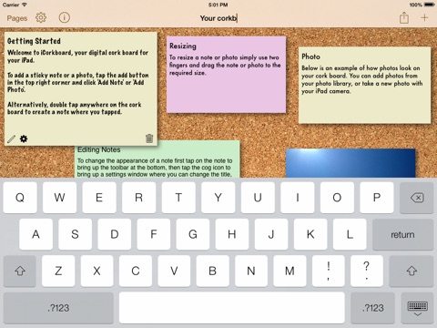 iCorkboard screenshot 4