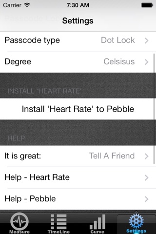 Heart Rate for Pebble screenshot 3