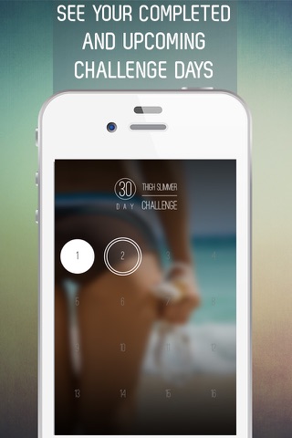 30 Day Thigh Slimmer Challenge for Making a Thigh Gap screenshot 2