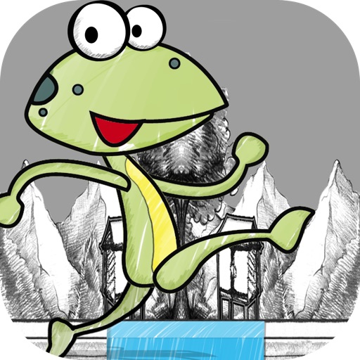 Albert the Doodle Frog Runner - A Pond Hopping Strategy Game icon