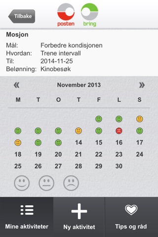 Helsecoachen screenshot 2