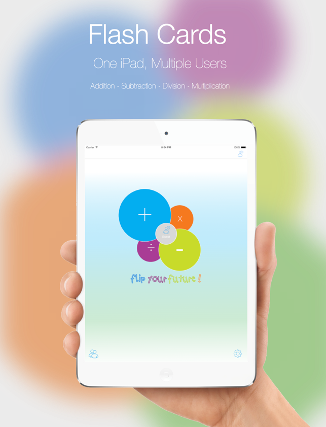 Flip The Future - Math Flash Cards App, Practice Math, Addit(圖1)-速報App