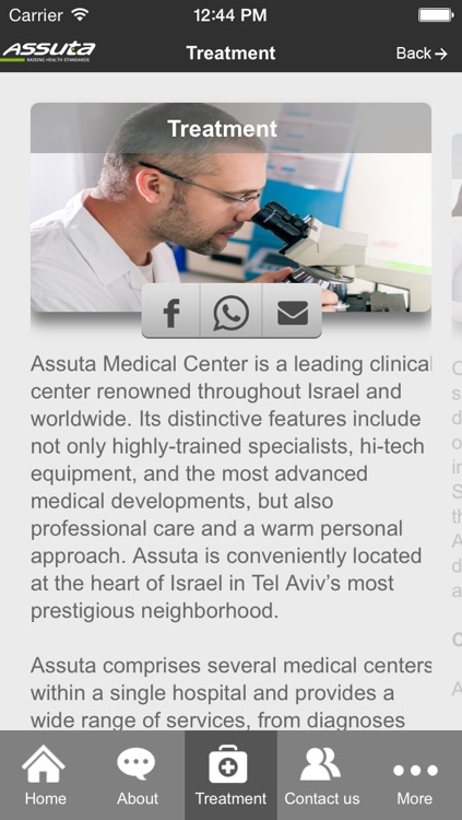 Treatment in Israel – mobile app