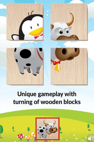 180 Kids Puzzle blocks game – 3D educational app with preschool children learning first words and pronunciations screenshot 3