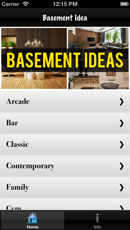 Basement Catalog and Ideas