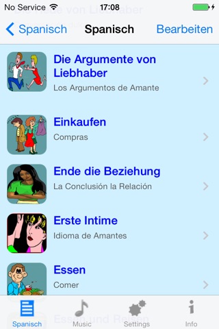 Spanisch - German to Spanish Translator and Phrasebook screenshot 3