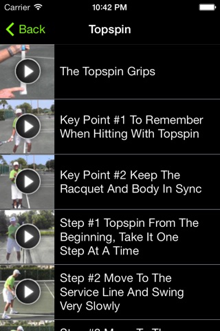 Tennis Lessons For Topspin And Slice screenshot 4