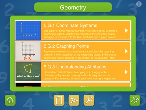 Math Fifth Grade -  Common Core curriculum builder and lesson designer for teachers and parents screenshot 2