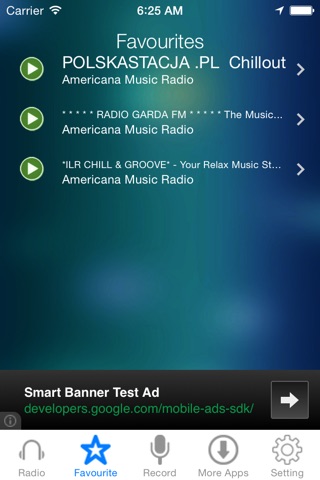 Americana Music Radio Recorder screenshot 3