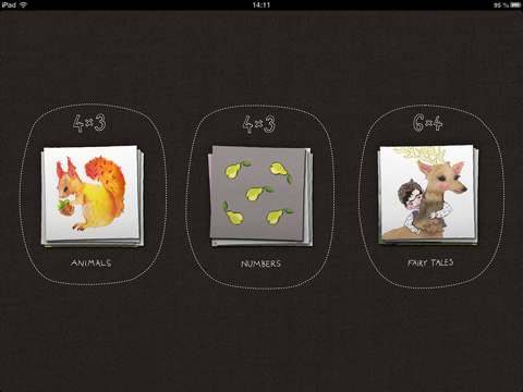 PexePexe - Pairs memory game for kids by Mazzel screenshot 2