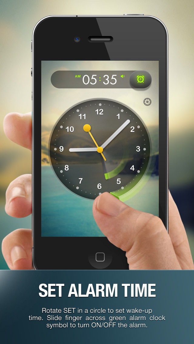 Alarm Clock Wake Up Time with musical sleep timer & local weather info Screenshot 1