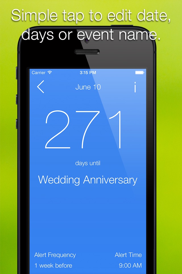 Love Time - countdown to important dates and holidays screenshot 3