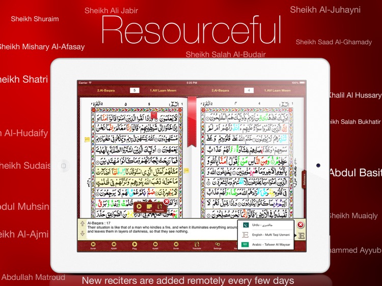 Tajweed Quran in Urdu/Persian Script With Tajweed Guide for iPad