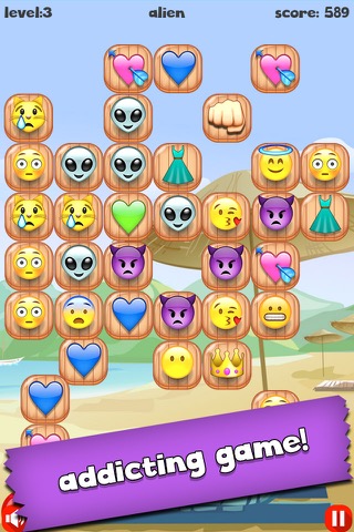 Emoji Bubble Pop - Free Cute Emoticon Art Tap Matching Gameのおすすめ画像4