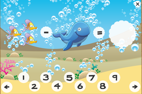 Underwater math game for children age 3-6: Learn t - náhled
