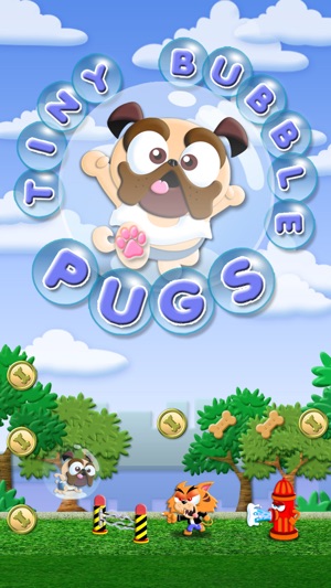 Tiny Bubble Pug Adventure - A Jumpy Puppy Run Game FREE(圖1)-速報App