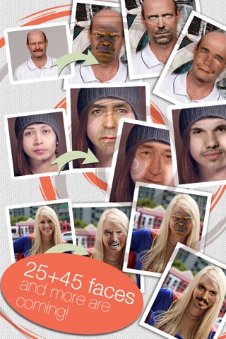 Celebrity Face Maker - Make funny celeb faces out of your pic photo booth screenshot 2