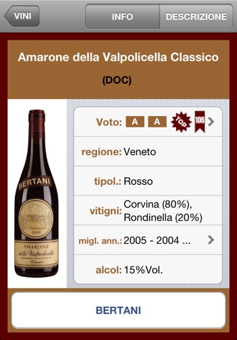 Vinum Index - TOP 106 Italian Wines screenshot 3