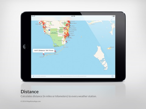 MapAtmo - World map of public Netatmo™ weather stations screenshot 2