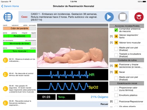 RCP Neonatal. Darwin Home. screenshot 4