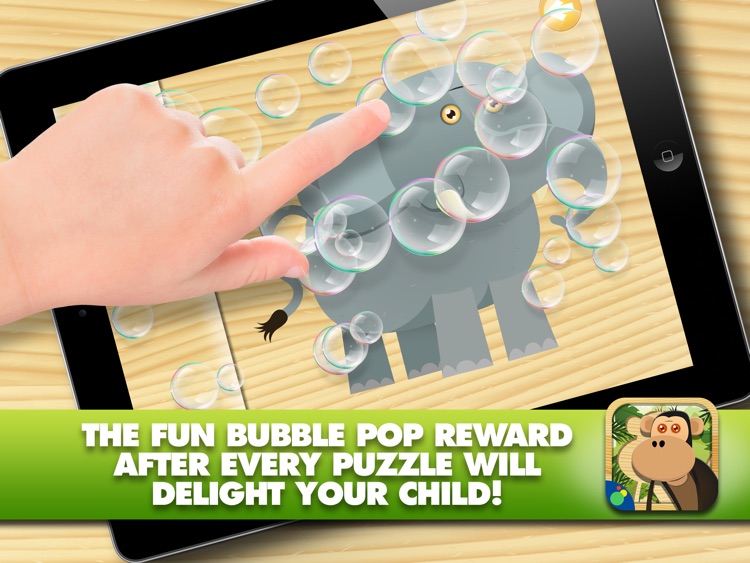 Jungle Animal Puzzles screenshot-4