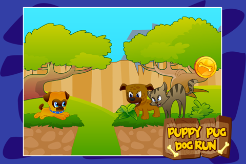 Where's my lost pet pug? Benji & Muzy on a Fun Puppy dog Running Race game for kids screenshot 3