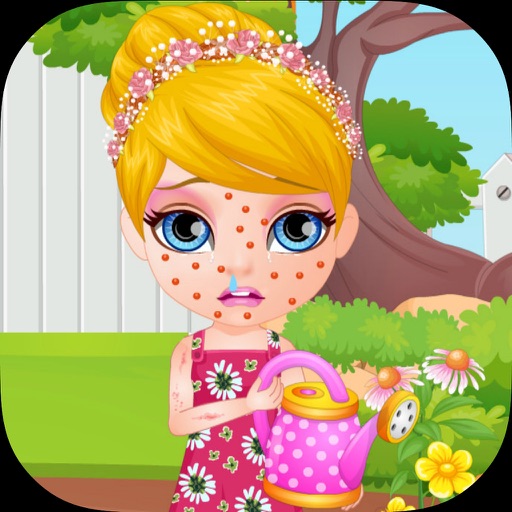 Baby Princess Allergy Attack Icon