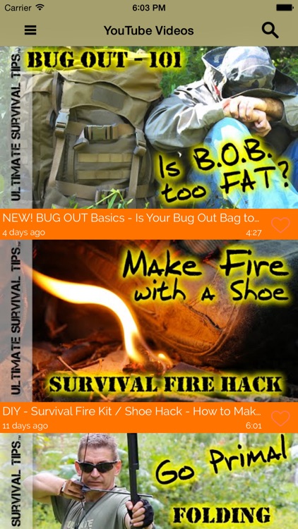 Ultimate Survival Tips