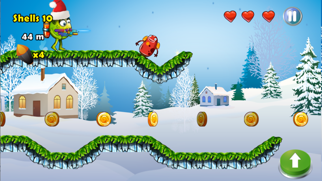 Alien XMAS Adventure - Shoot and Jump Free(圖2)-速報App