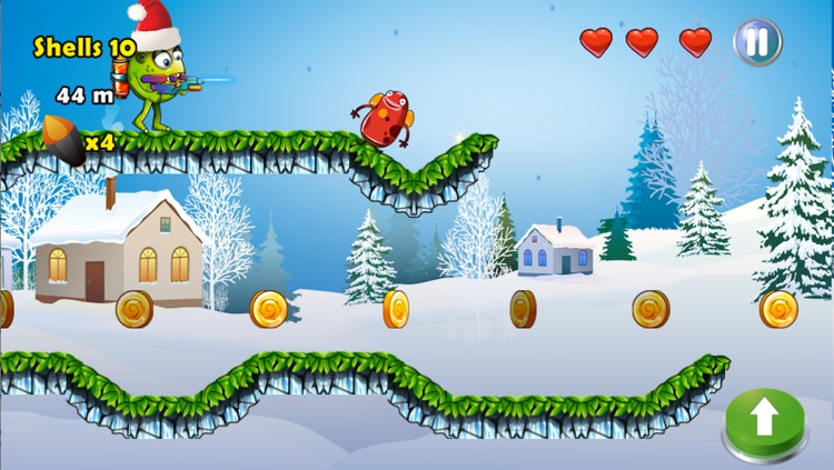 Alien XMAS Adventure - Shoot and Jump Free