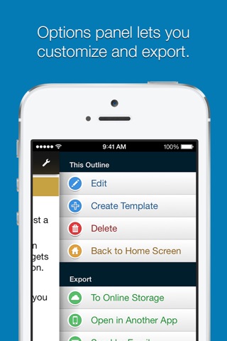 Outline Pro for iPhone screenshot 3
