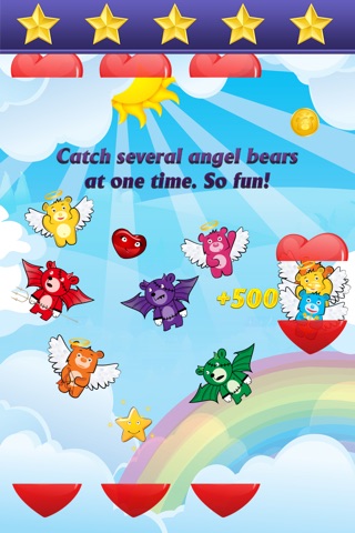 Angel Catch - A Sweet Floating Cherub Vs. Angry Rainbow Devils Sky Action Game screenshot 4