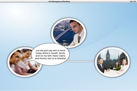 Business English Participating in a Teleconference screenshot 3