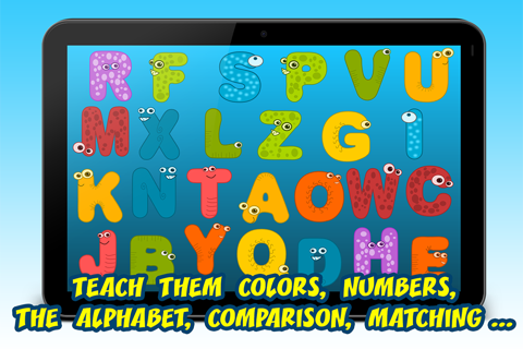 3 Fun Preschool Learning Games for Kids and Babies: Happy Animals, Balloon Colors, Alphabet screenshot 3