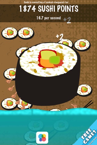 A Chop Chop Sushi Bar Maker FREE -  Happy Tap's Game screenshot 4