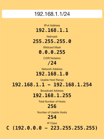 【图】IP and Subnet Calculator(截图3) 【图】IP and Subnet Calculator(截图3)