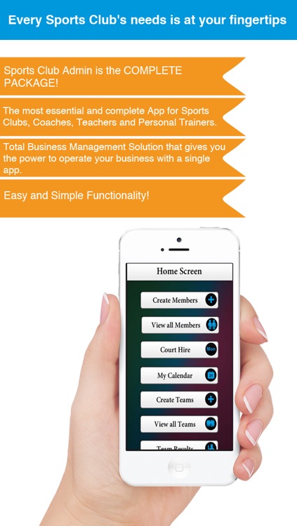 Sports Club Admin - Management Business solution