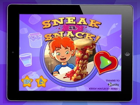 Sneak a Snack HD Lite - 3D interactive children’s story book with fun factor! screenshot 2