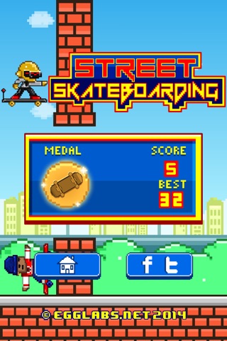 Street Skateboarding - Play Free 8-bit Retro Pixel Skating Games screenshot 4
