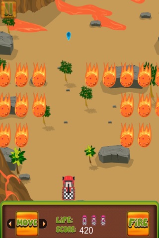 Volcano Fireball Rain - Water Cannon Shooting Defense Game Paid screenshot 2