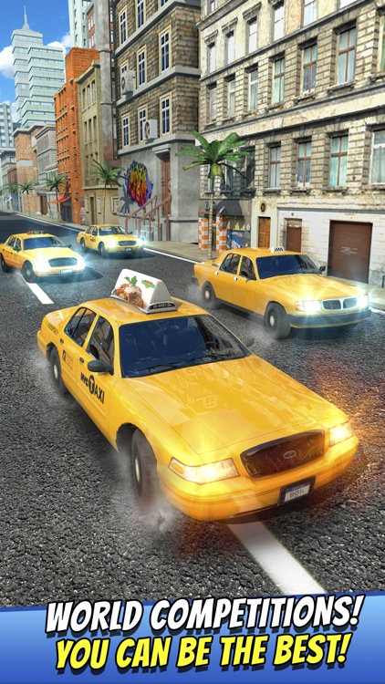 Taxi Racer . Crazy Cab Car Driver Simulator Games Top Free