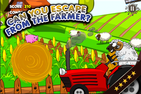 A Haystack Jump - Pinky Pig's Big Shot Day at the Farm Free screenshot 2