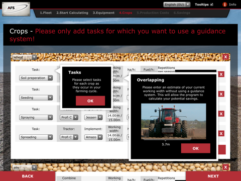 AFS Calculator - Case IH screenshot 4