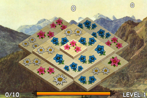 Mahjong: Alpine story HD Free screenshot 4