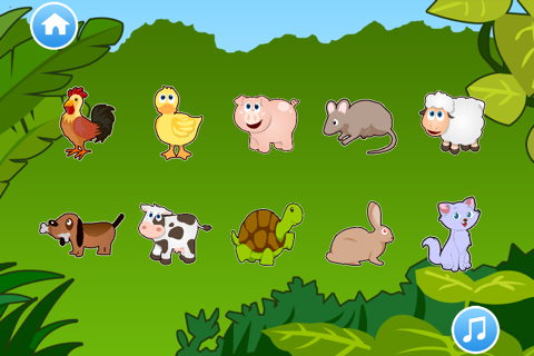儿童游戏：拼图认动物 - 儿童游戏免费2岁-6岁、宝宝早教游戏免费大全、婴儿早教游戏 screenshot 2