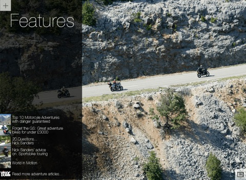 Visordown Motorcycle Adventure Guide screenshot 3