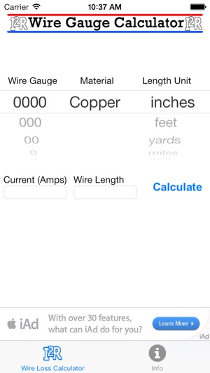 Wire Gauge Calculator Lite