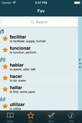 Game screenshot Spanish Verbs + hack