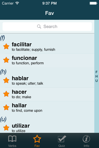 Spanish Verbs + screenshot 3